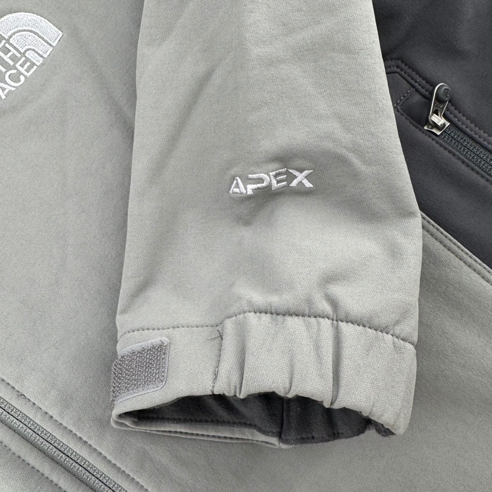 The‎ North Face Apex Pneumatic Men's Softshell Jacket Gray Black Size Large - Picture 3 of 8